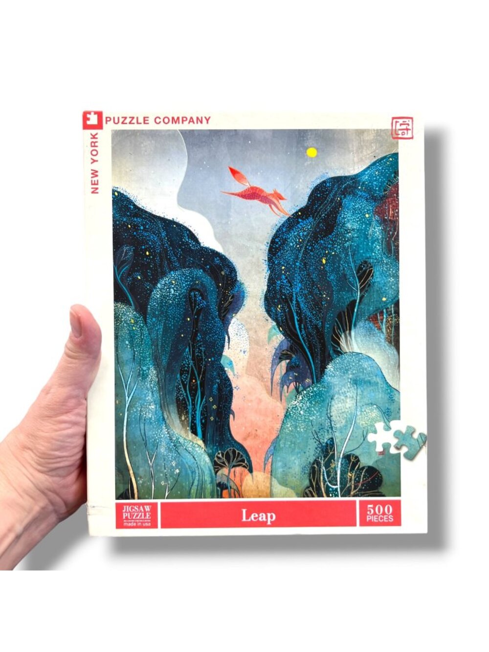 New York Puzzle Company Leap 500-Piece Jigsaw Puzzle By Victo Ngai Art Design